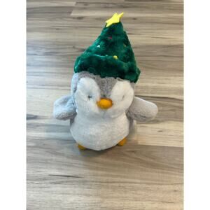 Aurora Holiday Pompom Penguin Plush 12" Christmas Tree Hat Super Soft